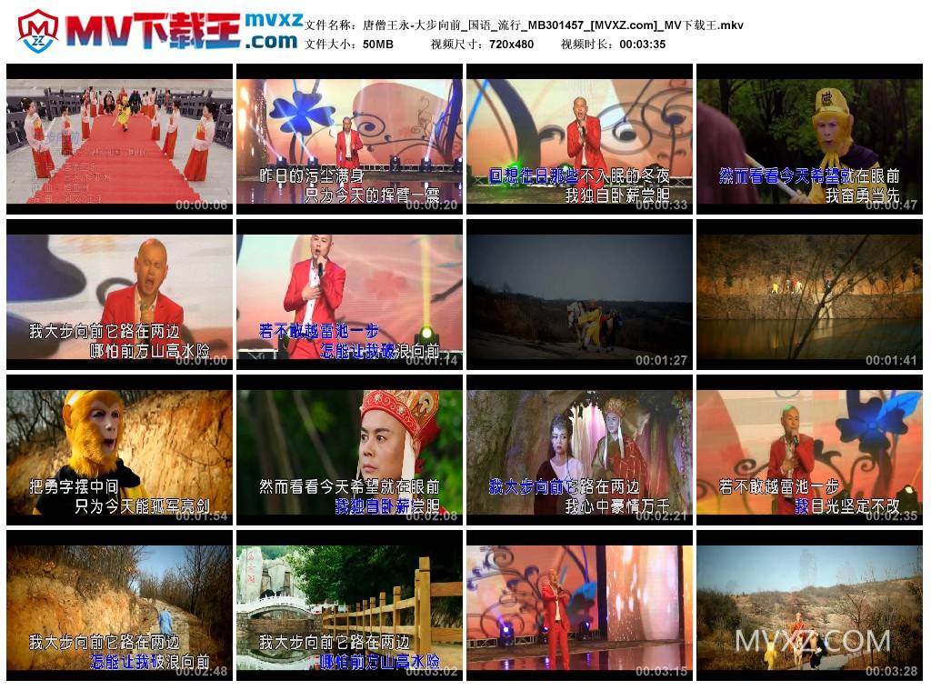 唐僧王永-大步向前_国语_流行_MB301457